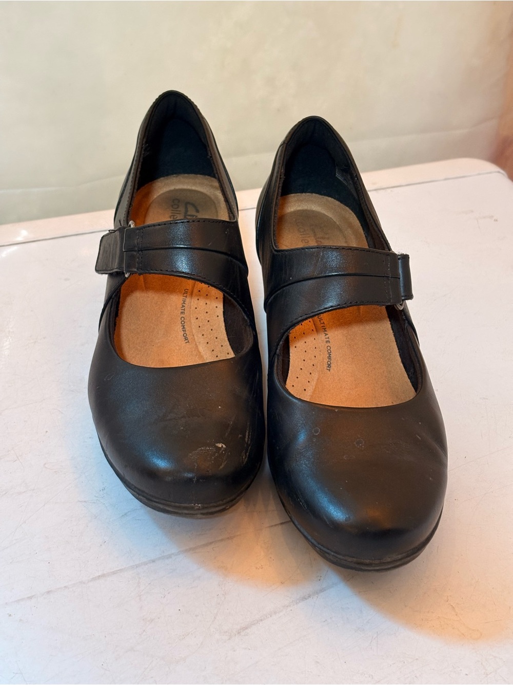 Clarks Black Mary Jane School Shoes